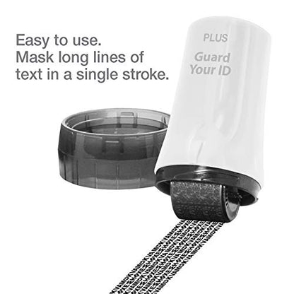 Guard Your ID Advanced 2.0 Roller Identity Privacy Stamp for Identity Theft Prevention and Security (Regular 3-Pack, White) - color: White, size: Regular 3-Pack