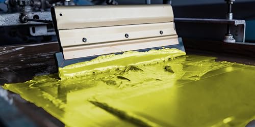 Shaliteink® Screen Printing Plastisol Ink Bright Yellow - Highly Opaque Screen Printing Ink for Cotton, Polyester and Other Fabrics (8oz.) - color: Bright Yellow, size: 8 fl oz