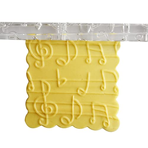 Rengue Acrylic Rolling Pin with 28 Patterns, Compliant Material, Comfortable Grip, 16 X 1 Cm, Lightweight for Dough and Pastry Acrylic Rolling Pin with 28 Patterns, Nan Kitchen (#2) - size: 51015 notes