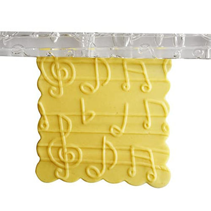Rengue Acrylic Rolling Pin with 28 Patterns, Compliant Material, Comfortable Grip, 16 X 1 Cm, Lightweight for Dough and Pastry Acrylic Rolling Pin with 28 Patterns, Nan Kitchen (#2) - size: 51015 notes