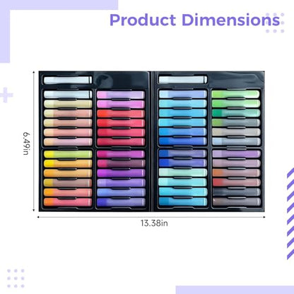 50 Pcs Oil Pastels, Soft Artist Quality for Adults, Smooth Blendable Vibrant Colors, Morandi Macaron Palette, Long-lasting Sticks, Professional Grade Painting Supplies