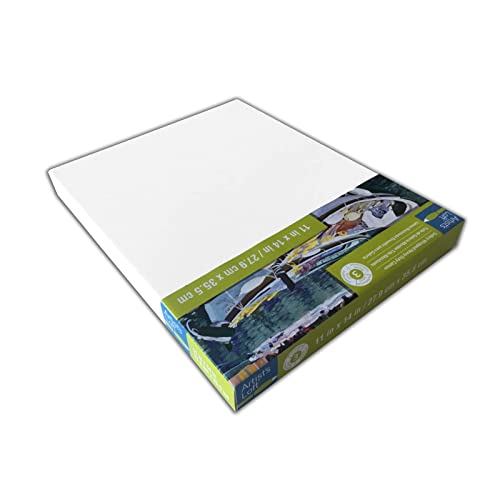 Artist's Loft 11" x 14" Level 3 Gallery Wrapped Heavy Duty Canvas - Archival, Acid Free Cotton Canvas for Paint, Acrylic, & Oils - Bulk 12 Pack - size: 11\ x 14\