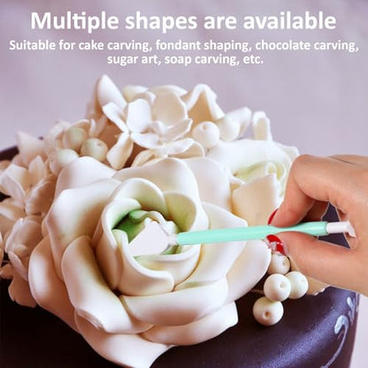Clay Sculpting Tools Set 9 Pcs Air Dry Clay Tools Double-Head Modeling ClayTool for Pottery, Polymer, Air Dry Clays, Modeling, Shaping, Cake Decoration