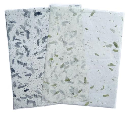 A4 Natural Banana bark, Leaves etc., Mulberry Paper Sheets Art Tissue Washi Paper Design Craft Art Origami Suppliers Card Making Writing Painting 50 Sheets (Mixed Leaves,Banana Bark, etc., A4) - color: Mixed Leaves,Banana Bark, etc., size: 8.3 X 11.7 Inch