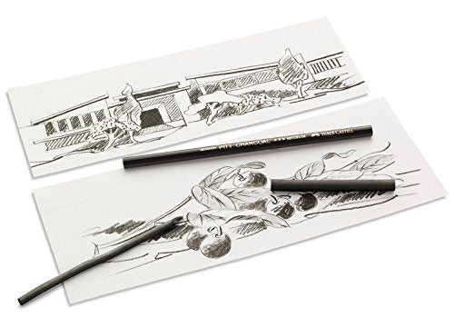 Faber-Castell PITT Pressed Charcoal Single Pencil Wax Oil Hard