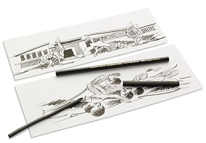 Faber-Castell PITT Pressed Charcoal Single Pencil Wax Oil Hard