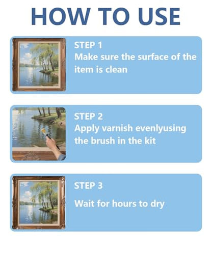 100ml Varnish – Clay Glaze for Air Dry Clay, Helps Prevent Cracks, Scratches & Wear, While Adding a Clear Glossy Finish (Matte)