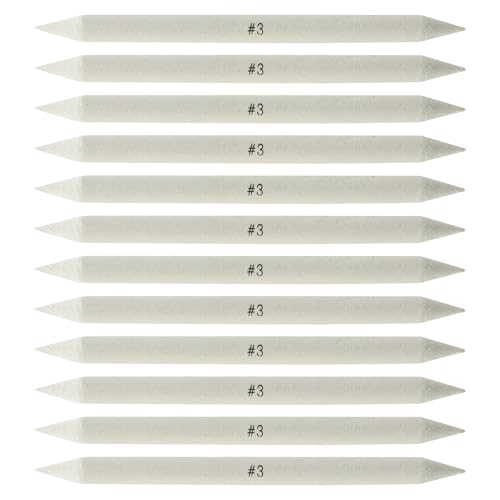 Creative Mark Art Set: Charcoal Pencils Solid Double-Ended Blending Stumps for Adults [Size # 3-96 Count], Perfect for Drawing, Pastels, and Art Design - size: Size # 3 - 96 Pack