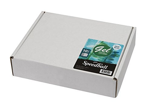 Speedball 8042 8" x 10" Gel Printing Plate (10 Pack) - size: 8" x 10"- 10-Pack