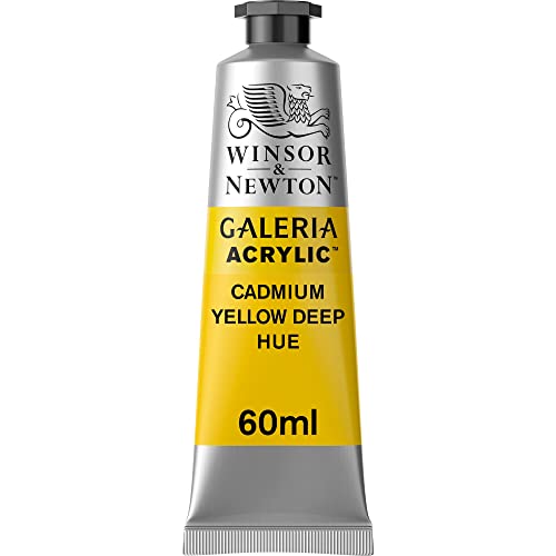 Winsor & Newton Galeria Acrylic Color, 60ml (2-oz) Tube, Cadmium Yellow Deep Hue - color: Cadmium Yellow Deep Hue, style: 2-oz Tube