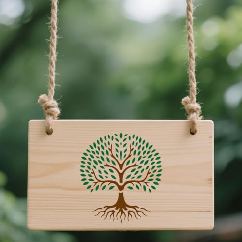12 Sheets 20 Styles Tree Stencils for Painting, Tree of Life Drawing Templates Bamboo Pine Reusable Border Stencil for Painting on Wall Wood Home Decor - style: Trees