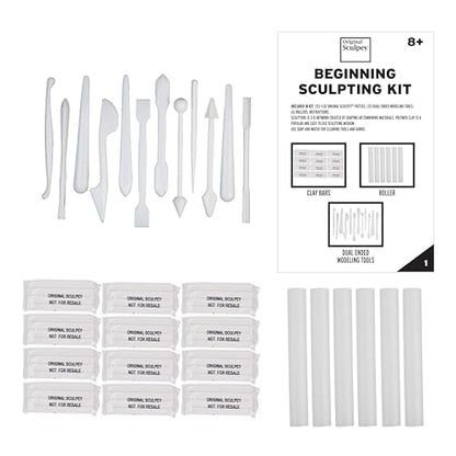 Original Sculpey Polymer Oven Bake Clay Sculpting Classroom Kit, Comes with Polymer Oven Bake Clay and Tools, Non-Toxic