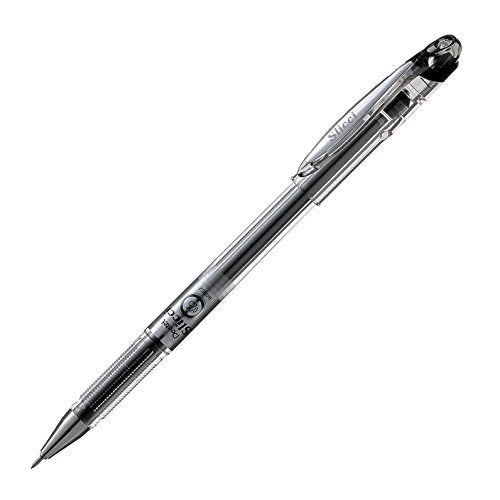Pentel Arts Slicci Extra Fine Gel Pen, (0.25mm), Black Ink, Box of 12 (BG202-A) - color: Black, size: 12 Count (Pack of 1), style: 0.25mm