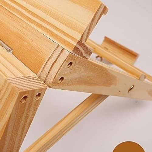 Adjustable Tabletop Easel, Heavy Duty H-Frame Studio Easel for Artists, Beechwood Painting & Drawing Art Supplies with 6 Height Settings