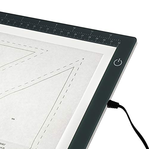 Ultra-Thin A4 LED Light Pad for Tracing & Drawing – Dimmable Brightness with Memory Function – Ideal for Artists, Designers & Crafters - style: Wafer1