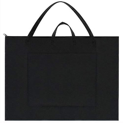 BUSOHA Large Art Portfolio Tote Bag with Nylon Shoulder,24X 36 Inch | multiple pockets for organization, durable nylon material,waterproof poster storage,light weight ,foldable bag