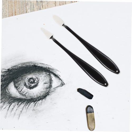 Lurrose Art Sketch Wipe Tools Set for Students 8-Piece Sketch Erasers and Kneaded Erasers Drawing Sponge Pad for Charcoal and Pencil Artwork