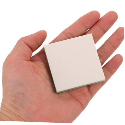 PACKOVE 24pcs Soft Linoleum Carving Blocks for Stamp Making with Smooth Cutting and Simple Stamp Creation Square TPR Printmaking Supplies and School Art Projects