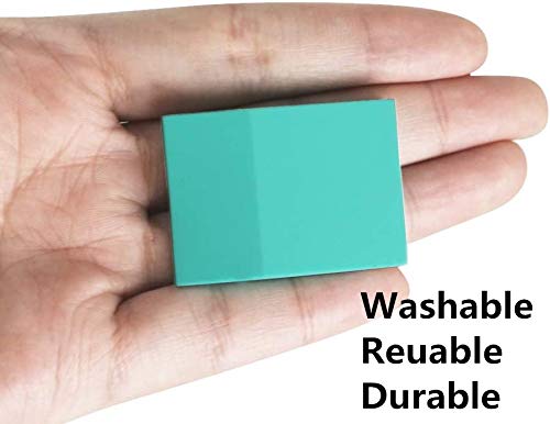 JAJADO Self-Adhesive Screen Printing Squeegee Turquoise Silicone Mini Squeegees, Chalk Paste Squeegees Crafting Tools for Silk Screen Stencils Reusable Transfers Paste or Ink - color: 1 Pack Mini Squeegee