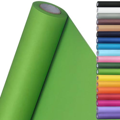 SMART&CASUAL 15" x 450" (37.5') Kraft Paper Roll for Art Craft Supplies Gift Wrapping Moving Packing Painting Drawing Paint Easel Poster Chart Paper (Medium Green, 15" W x 450" L (37.5')) - color: Medium Green, size: 15"W x 450"L ( 37.5' )