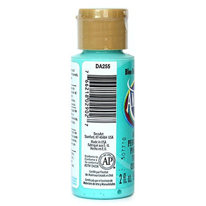 DecoArt Americana Acrylic Paint, 2-Ounce, Bahaman Blue (DA255-3) - color: Bahaman Blue, size: 2 Fl Oz (Pack of 1)