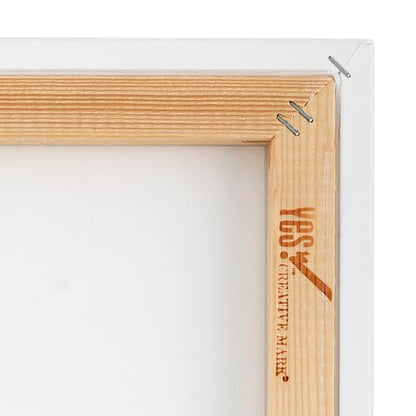 Yes! All Media Stretched Canvas for Painting, 24×24" Canvas 6 Pack, 3/4 in Deep, 11oz Weight, Triple-Primed Acid-Free, Accepts Acrylics, Oils, Watercolors & Inks, Fine Close-Weaved Smooth Cotton