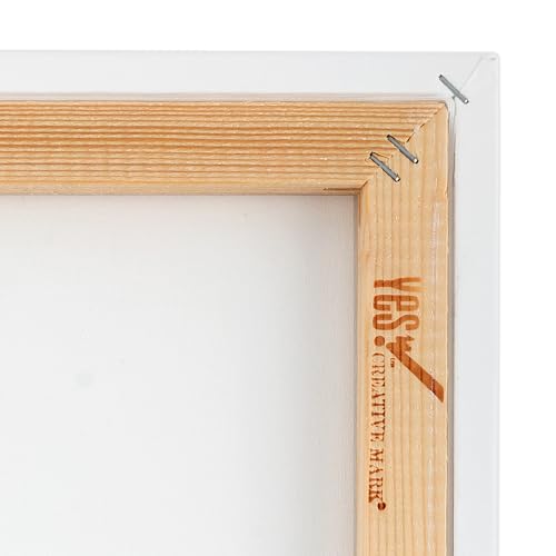 Yes! All Media Stretched Canvas for Painting, 30×40" Canvas 6 Pack, 3/4 in Deep, 11oz Weight, Triple-Primed Acid-Free, Accepts Acrylics, Oils, Watercolors & Inks, Fine Close-Weaved Smooth Cotton