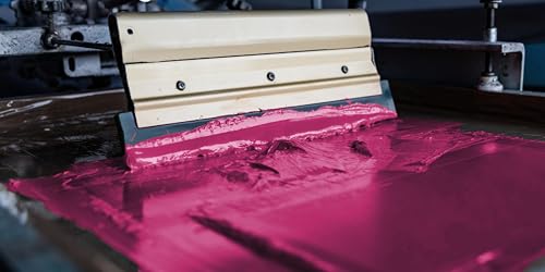 Shaliteink® Screen Printing Plastisol Ink Process Red - Highly Opaque Screen Printing Ink for Cotton, Polyester and Other Fabrics (8oz.) - color: Process Red, size: 8 fl oz