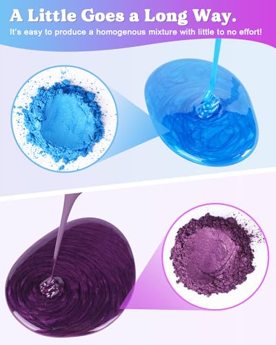 LET'S RESIN Silicone Mold Making Kit and 36 Colors Mica Powder