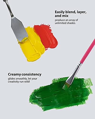 COLOUR BLOCK 73-Piece Art Set – Premium Art Supplies Kit for Adults, All-in-One Painting and Drawing Set for Artists and Hobbyists