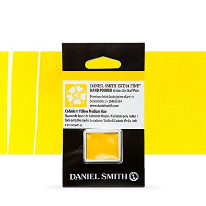 Daniel Smith Watercolor Half Pan (Cadmium Yellow Medium Hue) 284650184 - color: Cadmium Yellow Medium Hue
