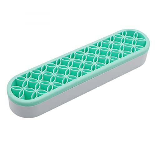 Silicone Brush Holder Organizer for Painting Brush Holder,Craft or Sewing Tools Brush Drying Rack Multipurpose Diamond Painting Pen Holder Sewing Craft Tool Holder Storage Box for Stash and Store