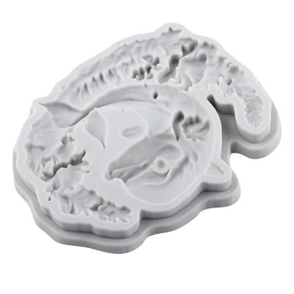 Dolphin Polymer Clay Molds Dolphin Silicone Resin Mold for DIY Crafts Epoxy Resin Casting Air Dry Polymer Clay Plaster Jewelry Making - color: Style L