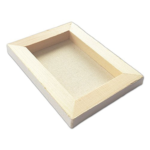 LWR CRAFTS Mini Stretched Canvas 3" X 5" Pack of 6 - size: 3"x5"x6
