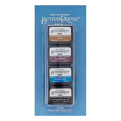 Spellbinders BetterPress Letterpress Ink Pad & Reinkers Bundle (Regal) - color: Regal