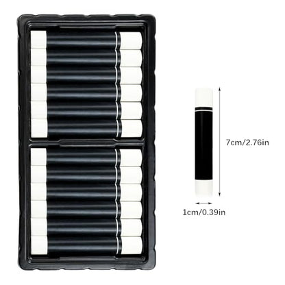Flylin 12Pcs White Oil Pastel, Professional Soft Oil Pastels Stick Set for Artist Blending, Gallery Quality Art Supplies for Adult Drawing, Painting & Illustration