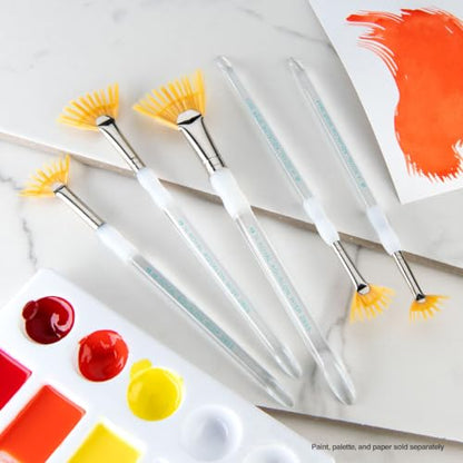 Royal & Langnickel Aqualon Wisp Fan Artist Brush Set, 5-Piece