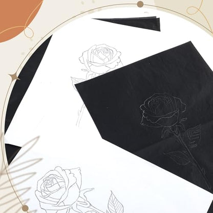 Epakh 30 Sheets 18" X 24" Large Graphite Carbon Transfer Paper, Reusable Transfer Paper for Canvas, Wood, Fabric, Papers, Ceramic, Drawing, Sketching, Painting and DIY Crafts - size: 18" x 24"