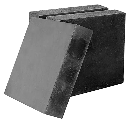 CHENTEC Rubber Bench Block Jeweler's Rubber Bench Block Rubber Stamping Block 4"x4" (10CM x 10CM) - color: Rubber Block, size: 4" x 4"(10cmx10cm)