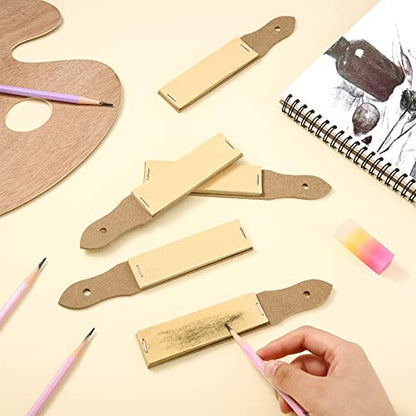 Sandpaper Sharpener Sketch Sandpaper Pencil Sharpeners for Artists Charcoal Pencil Pointer for Adults Teens Pastel Sticks Drawing Tool (20)