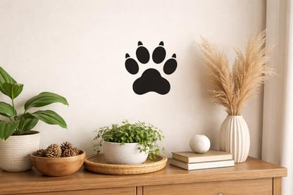Dog Paw Print Stencil – Pet Paw Outline Template for Painting Crafting Scrapbooking and DIY Projects (3 Pcs Set) - style: Paw Print