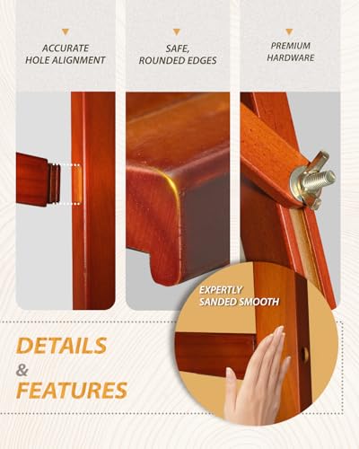 Foldable & Adjustable Art Easel Stand, Pine Wooden Easel Art Easels for Painting Adult Artist Easel Stand for Painting Easle Floor Standing,Large Easel Stand for Display Canvas Wedding,Walunut Easel - style: Walnut