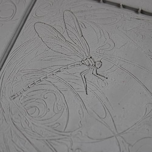 Dragonfly Clay Texture Roller 4" for Polymer Clay - color: Dragonfly Roller