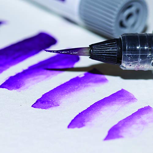 Pentel Arts Aquash Fine Point Water Brush, Medium (FRHMBP) - style: Medium