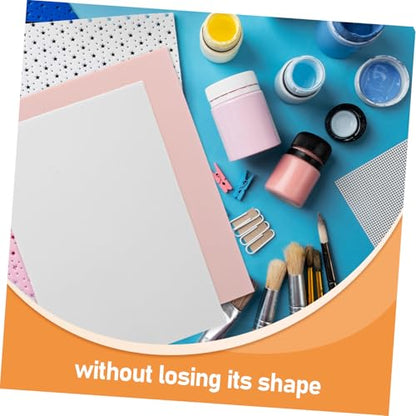 Uonlytech DIY Rubber Carving Block Kit for Printmaking 15x10x0.6cm Soft Pure Color Rubber Stamp Making Supplies for Craft Projects Suitable for Artists and Hobbyists