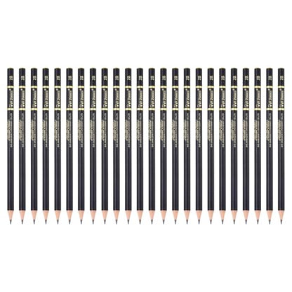 PATIKIL 24Pcs Drawing Pencils for Sketching, 2B Refill Sketch Pencils for Drawing, Graphite Art Pencil Set Professional Resistant Lead for Painting Shading Artist Office Supplies - size: 2B