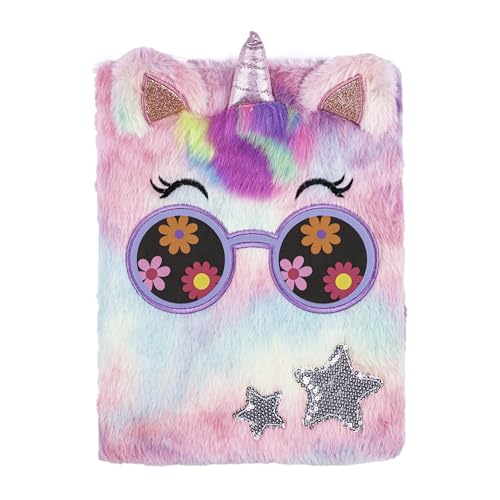 VOTUM Fuzzy Sketch Book: Personalized Artist Sketchbook: Sketching, Drawing and Creative Doodling. Notebook and Sketchbook to Draw and Journal (Unicorn) - color: Fuzzy Unicorn