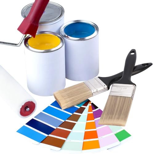 25 Pack 2 Inch Flat Paint Brushes, A Professional Range of Wall Paint Brushes for Your Home or DIY Paint,Furniture,Deck,and Wall Trim KUKLIPJIM - size: 25 Pack 2 Inch