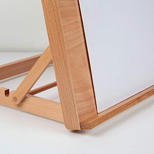 Falling in Art 5-Position Wood Drafting Table Easel Drawing and Sketching Board, 16 1/2 Inches by 12 1/8 Inches - style: 16 1/2 L * 12 1/8 W