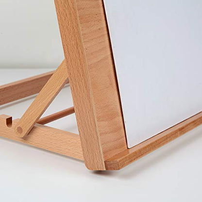 Falling in Art 5-Position Wood Drafting Table Easel Drawing and Sketching Board, 16 1/2 Inches by 12 1/8 Inches - style: 16 1/2 L * 12 1/8 W